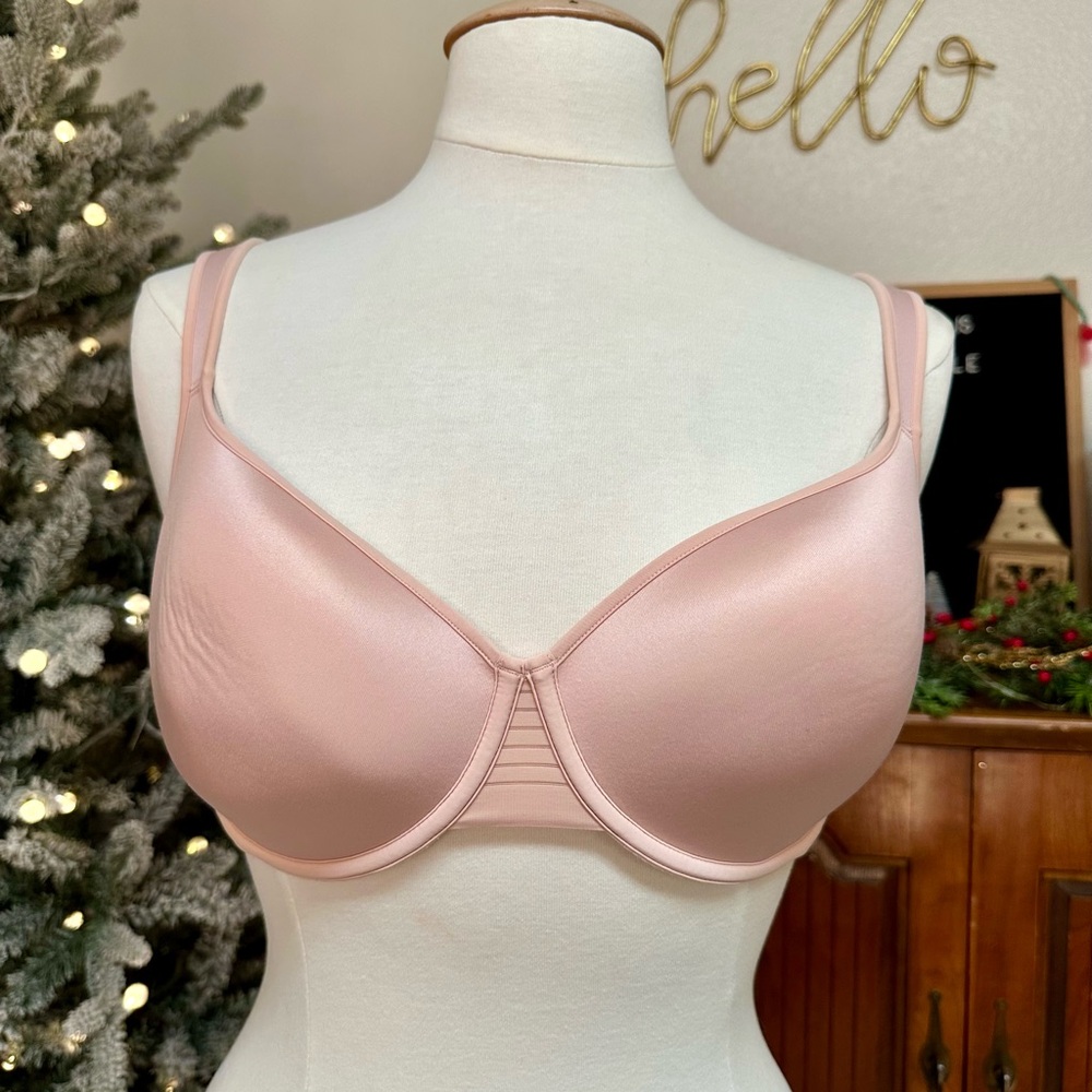 ThirdLove 34E Blush Pink Seamless Full Coverage Bra | Underwire Comfort